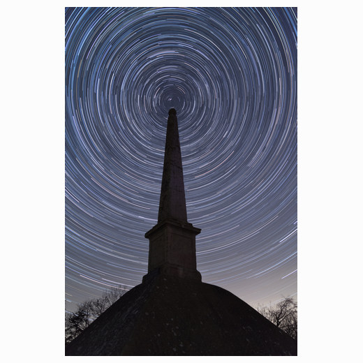 Wade Monument star trails
