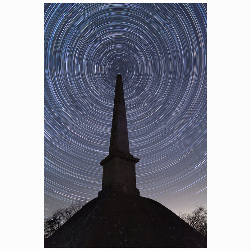 Wade Monument star trails